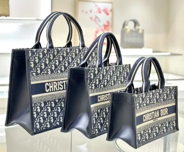 Dior Tote Book CD Canvas&Leather