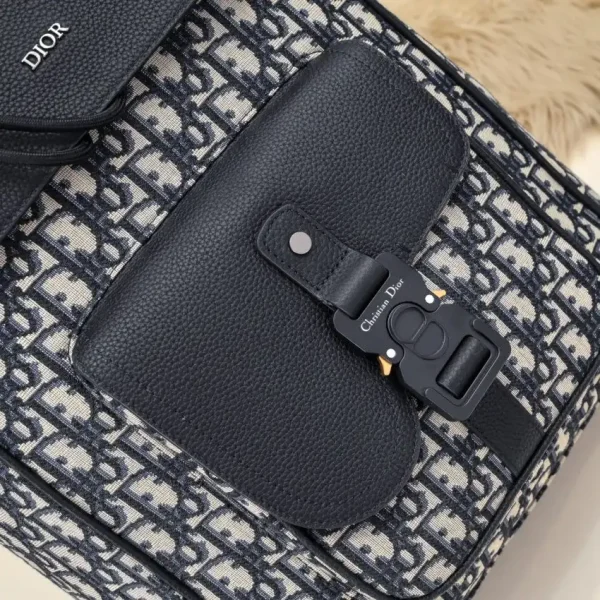 Dior Saddle Backpack with Flap Classic - Image 4