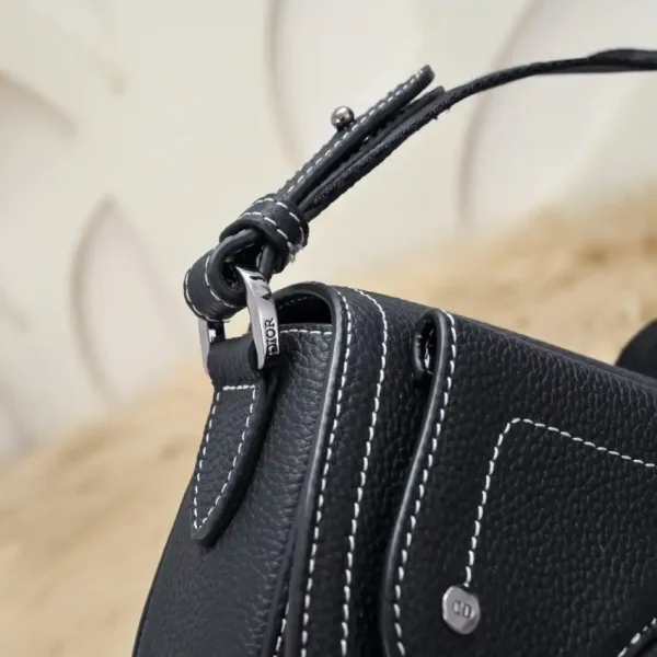 Dior Saddle Messenger Black - Image 3