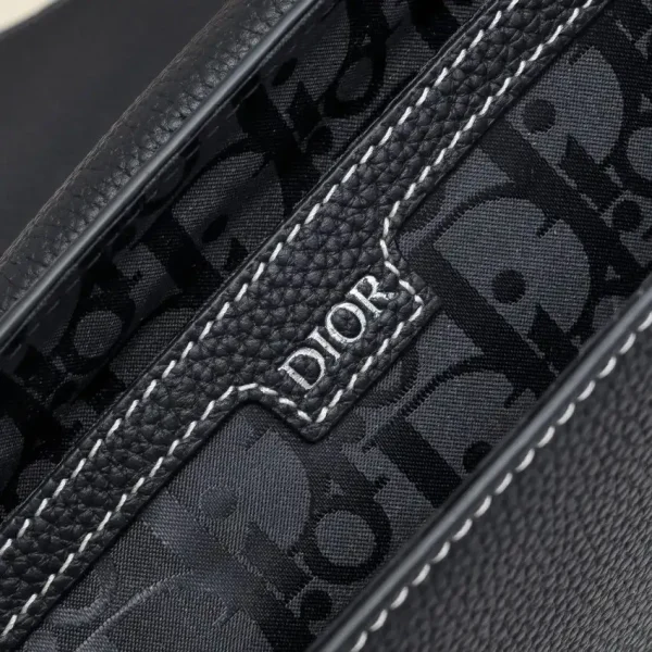 Dior Saddle Messenger  Black Classic - Image 8