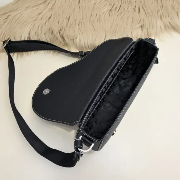 Dior Saddle Messenger Black - Image 2