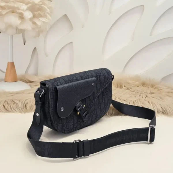 Dior Saddle Messenger  Black Classic - Image 2