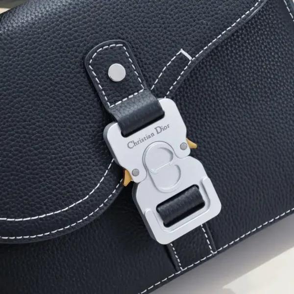 Dior Saddle Messenger Bag Black - Image 7