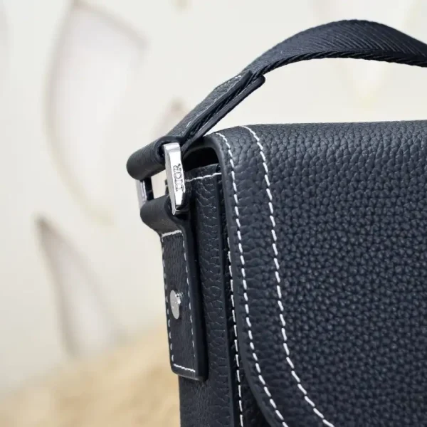Dior Saddle Messenger Bag Black - Image 9