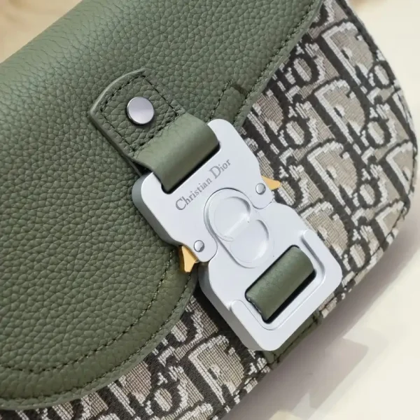 Dior  Saddle Messenger Bag Khaki - Image 4