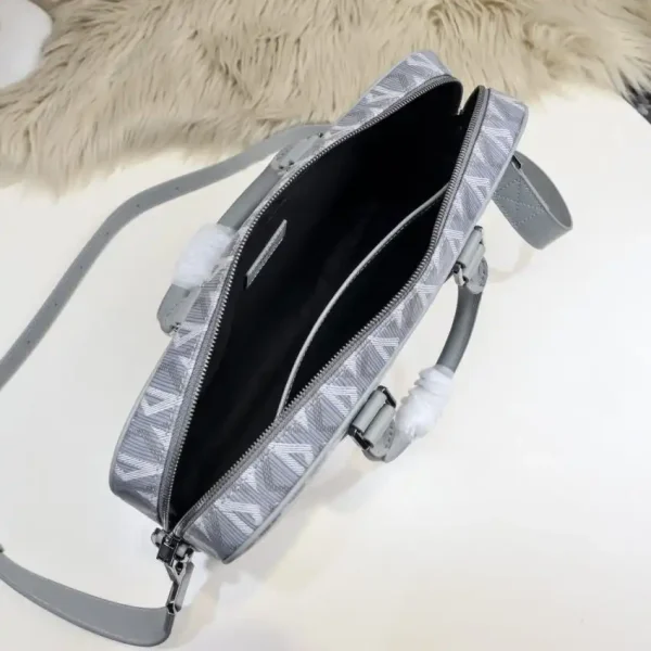 Dior Zipped Briefcase White - Image 4
