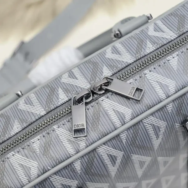 Dior Zipped Briefcase White - Image 5