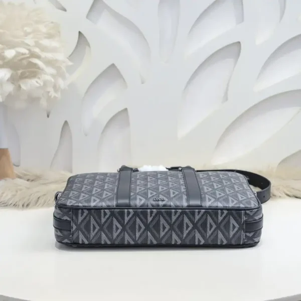 Dior Zipped Briefcase Grey - Image 8
