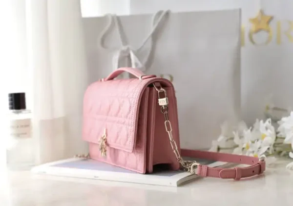 My Dior Top Handle Bag Pink - Image 4