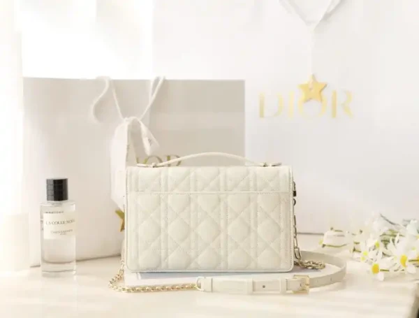My Dior Top Handle Bag White - Image 3