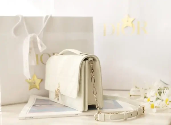 My Dior Top Handle Bag White - Image 4