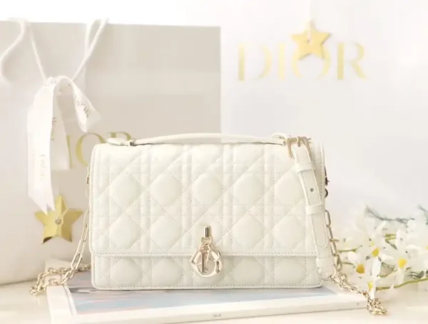 My Dior Top Handle Bag White - Image 2