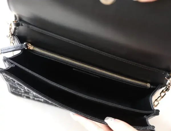 My Dior Top Handle Bag Black Canvas - Image 8