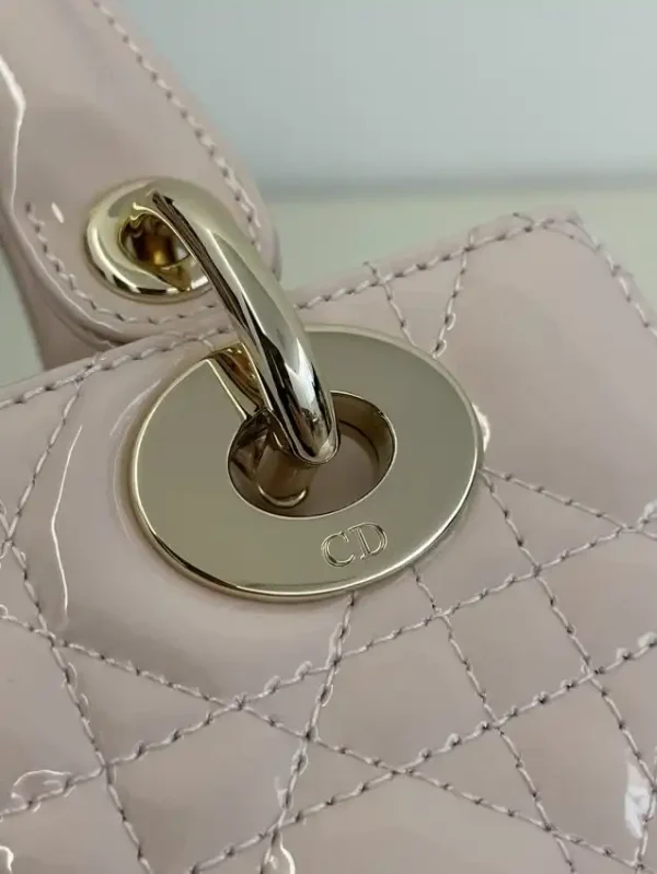 Lady Dior Patent Pink ABC - Image 4