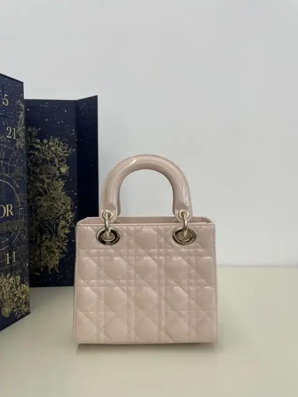 Lady Dior Patent Pink ABC - Image 6