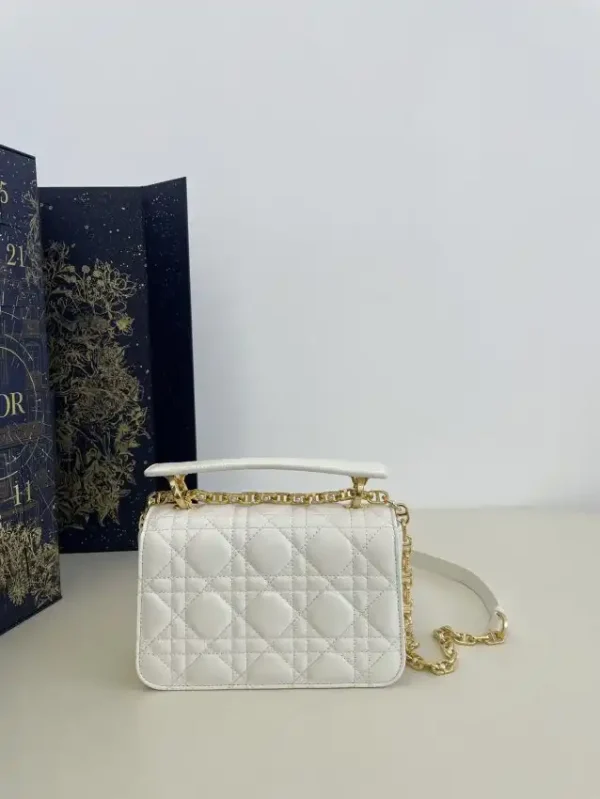 Dior Jolie Top Handle White - Image 6