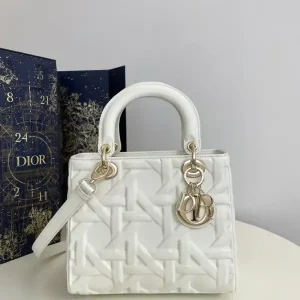 Lady Dior Medium White