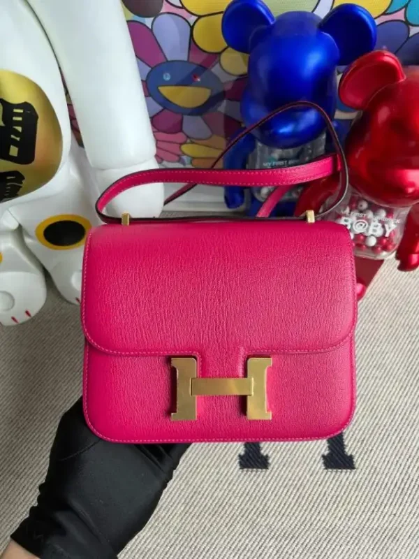 Hermes Constance 18cm Bright Rose - Image 6