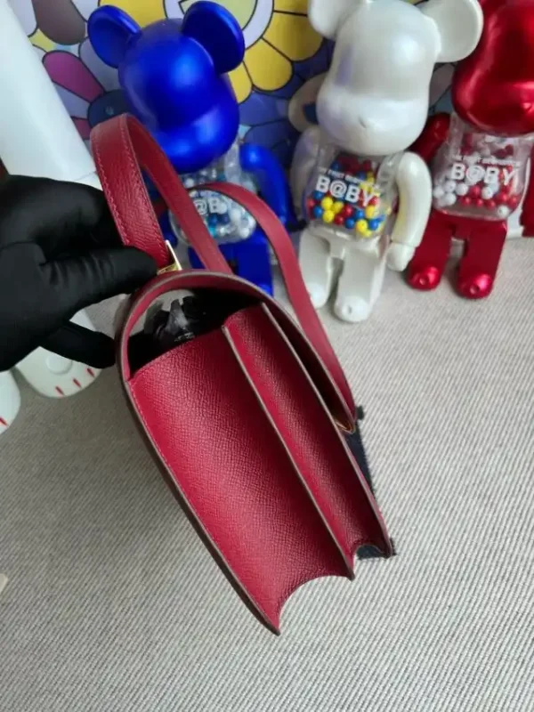 Hermes Constance 24cm Red - Image 6