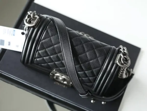 CHANEL Le Boy Black Small - Image 7