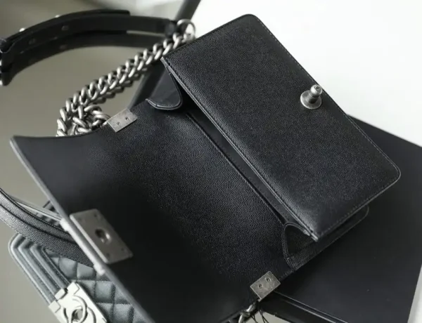 CHANEL Le Boy Black Small - Image 8