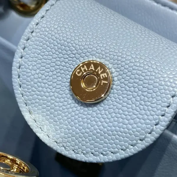 CHANEL 22S Hubo Bag Light Blue - Image 5