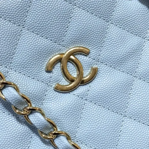 CHANEL 22S Hubo Bag Light Blue - Image 2