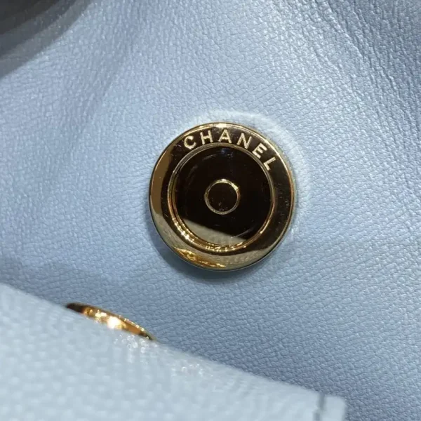 CHANEL 22S Hubo Bag Light Blue - Image 10