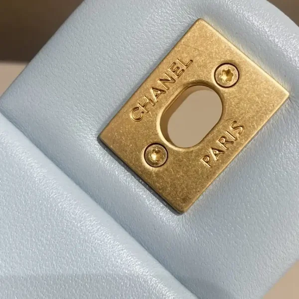 CHANEL 22P Enamel Bag Light Blue - Image 2