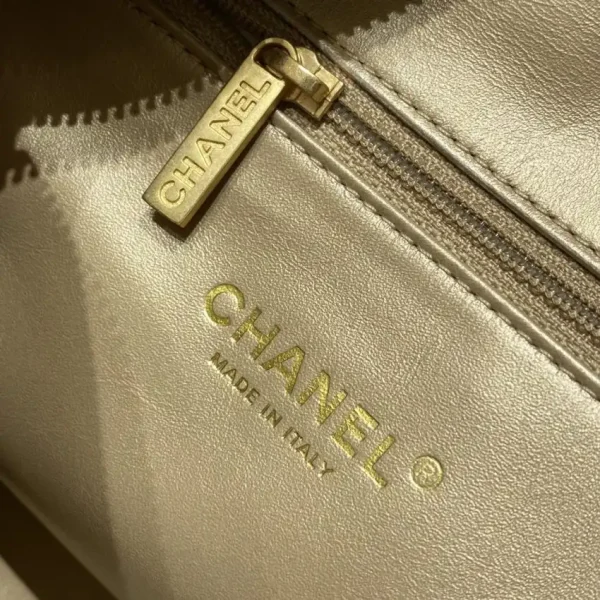 CHANEL 22s Rhinestone Hobo White - Image 5
