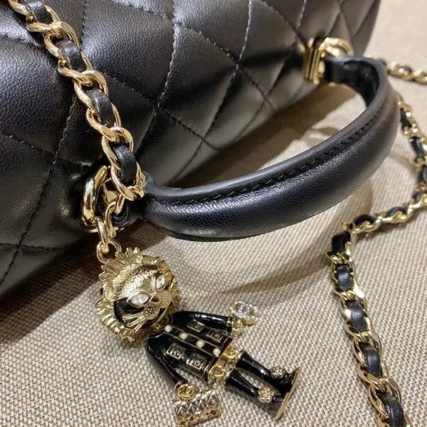 CHANEL CF 20 cm Lion Black - Image 8