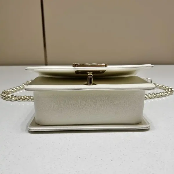 CHANEL Le Boy Small Ivory - Image 9