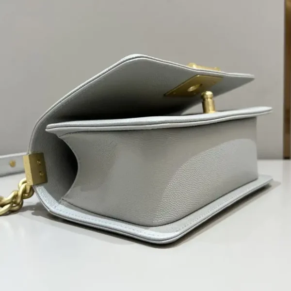 CHANEL Le Boy  Grey Gold - Image 3