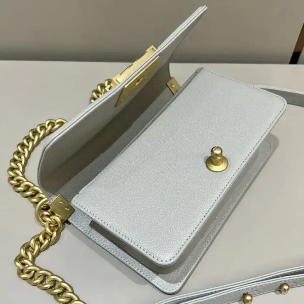 CHANEL Le Boy  Grey Gold - Image 7