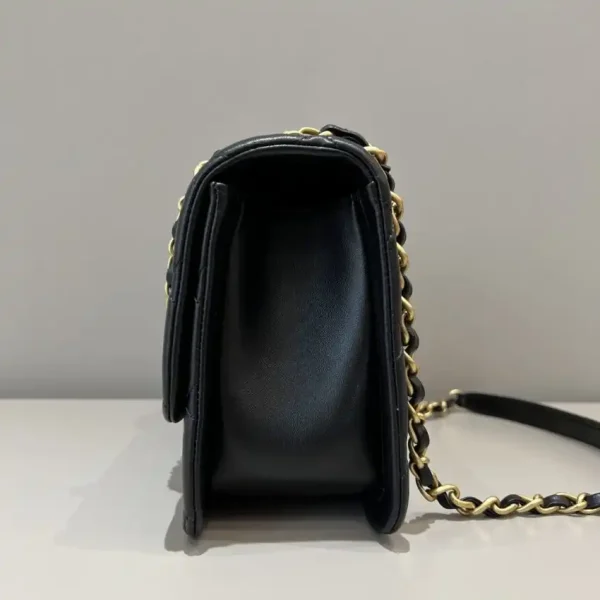 CHANEL Tofu  Bag Black - Image 3