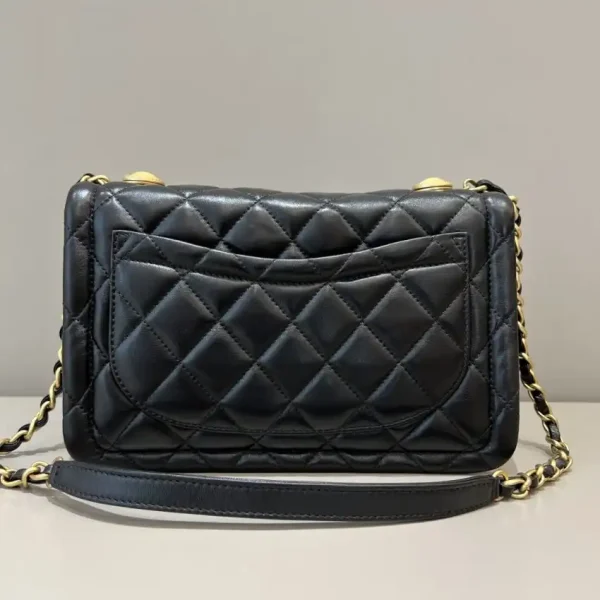 CHANEL Tofu  Bag Black - Image 8