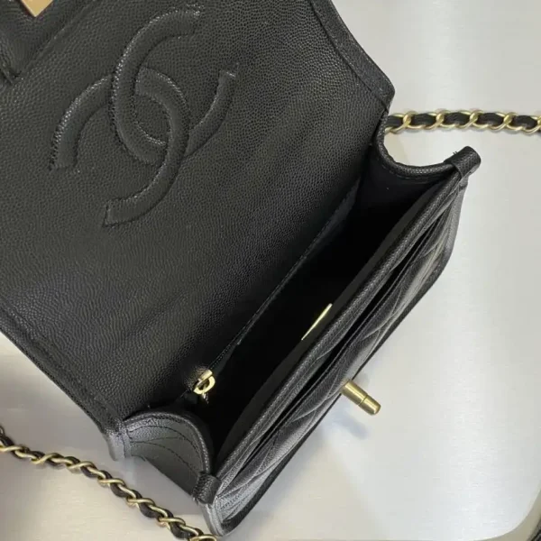CHANEL Tofu M Bag Black - Image 5