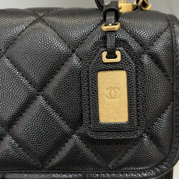 CHANEL Tofu M Bag Black - Image 6
