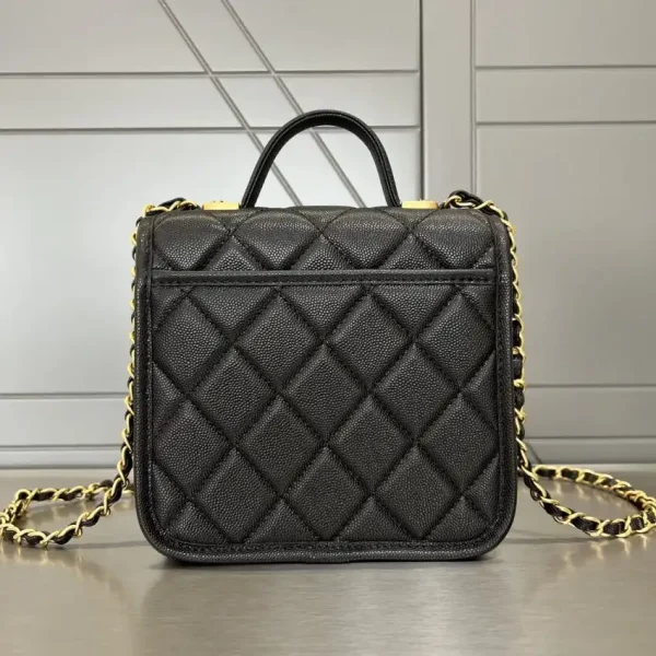CHANEL Tofu M Bag Black - Image 8