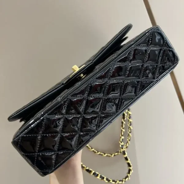 CHANEL Classic Flap 25cm Patent Black - Image 2