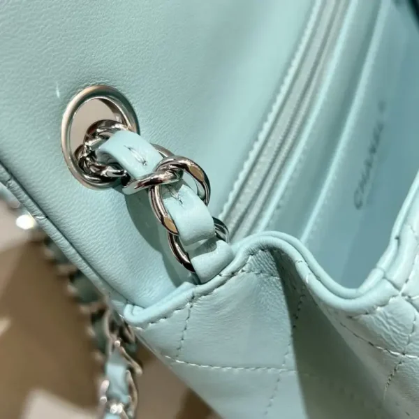 CHANEL Classic Flap 17cm Tiffany - Image 5