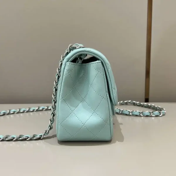 CHANEL Classic Flap 17cm Tiffany - Image 9