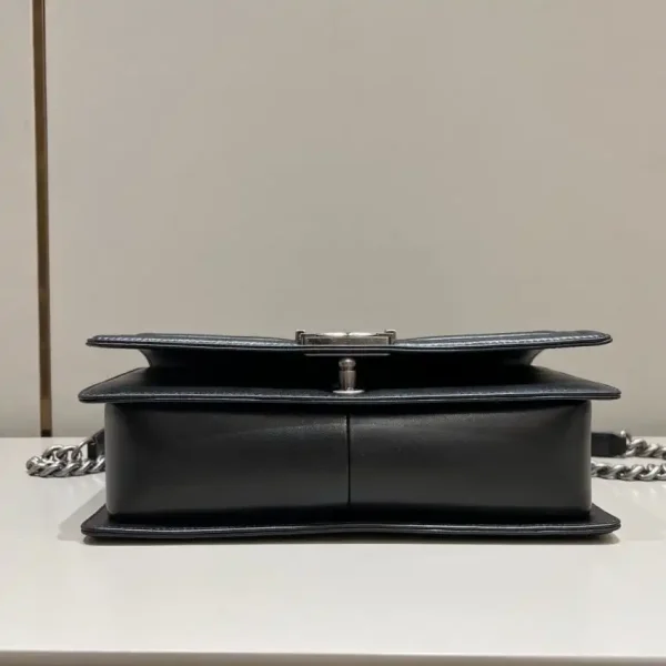 CHANEL Le Boy Large Black Silver - Image 4
