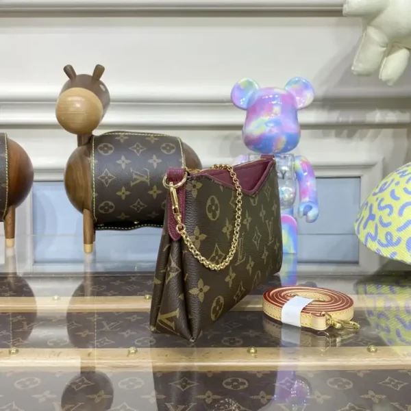 Louis Vuitton Pallas Clutch Bordo - Image 7