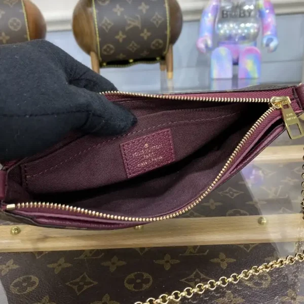 Louis Vuitton Pallas Clutch Bordo - Image 4