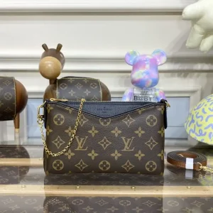 Louis Vuitton Pallas Clutch Black