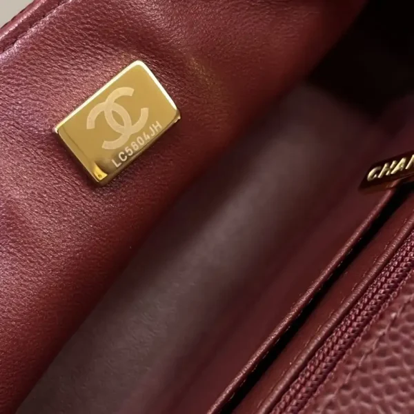 CHANEL Classic Flap 20cm  Burgundy - Image 6