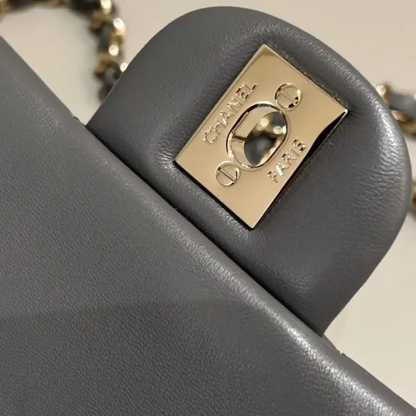 CHANEL Classic Flap 20cm Grey - Image 2