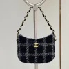 CHANEL 22k Woolen Hobo