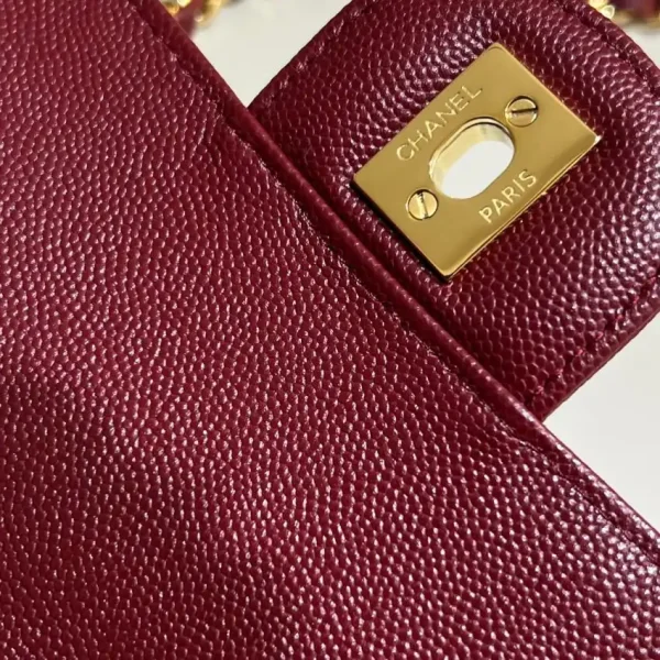 CHANEL Classic Flap 25cm Burgundy - Image 4